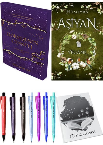 Aşiyan 3 Yegane ve Gökyüzünün Cenneti 4 Sena Nur Işık 2li Set + Hediyeli