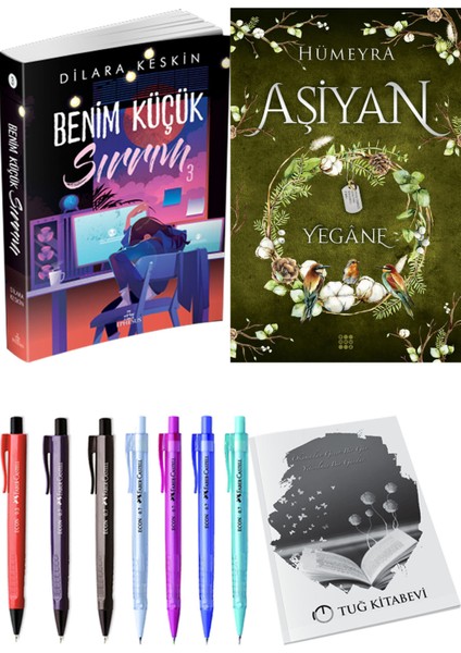 Aşiyan 3 Yegane ve Ephesus Yayınları Benim Küçük Sırrım 3 Dilara Keskin 2li Set + Hediyeli