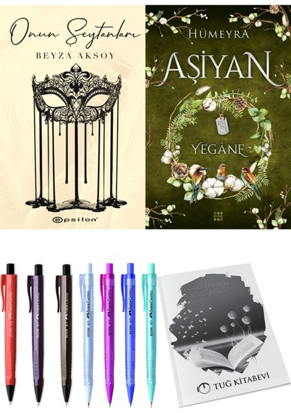 Aşiyan 3 Yegane ve Epsilon Yayınevi Onun Şeytanları Beyza Aksoy 2li Set + Hediyeli