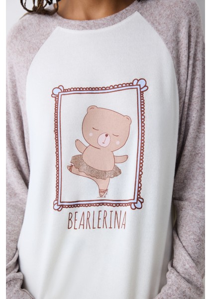 Bearlerina Kahverengi Sweatshirt