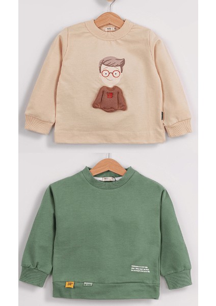 Erkek Çocuk 2'li Paket Basic Sweatshirt fiyatları