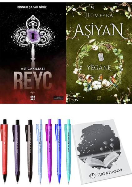 Aşiyan 3 Yegane ve Dokuz Yayınları Asi Çakıltaşı 2 Reyc Binnur Şafak Nigiz 2li Set + Hediyeli