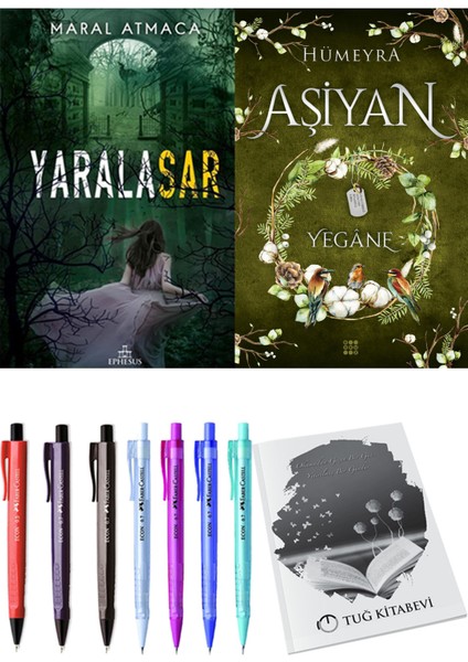 Aşiyan 3 Yegane ve Ephesus Yayınları Yaralasar 2 Maral Atmaca 2li Set + Hediyeli