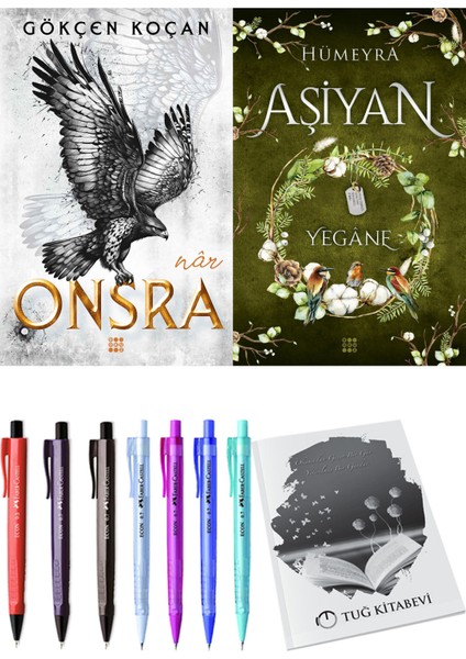 Aşiyan 3 Yegane ve Dokuz Yayınları Onsra 1 Nar Gökçen Koçan + Hediyeli