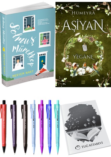 Aşiyan 3 Yegane ve Ephesus Yayınları Solmuş Mürekkep 1 Meryem Nart 2li Set + Hediyeli
