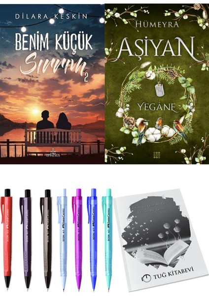 Aşiyan 3 Yegane ve Ephesus Yayınları Benim Küçük Sırrım 2 Dilara Keskin 2li Set + Hediyeli