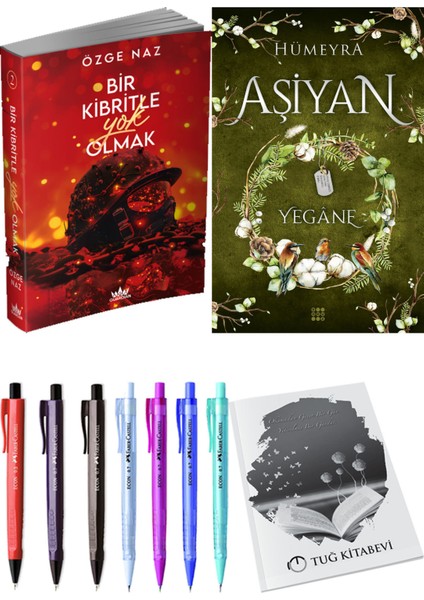 Aşiyan 3 Yegane ve Guardian Yayınları Bir Kibritle Yok Olmak 2 Özge Naz 2li Set + Hediyeli
