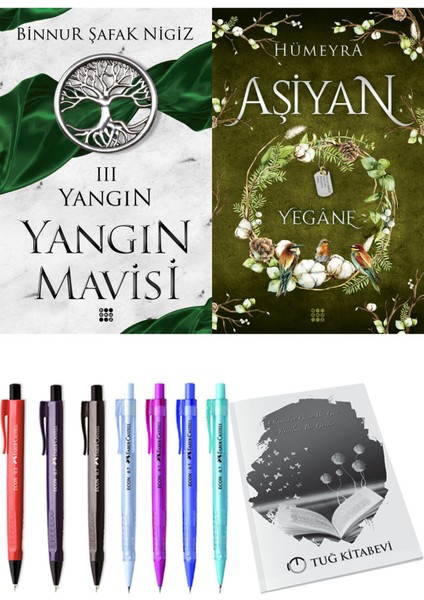 Aşiyan 3 Yegane ve Dokuz Yayınları Yangın Mavisi 3 Yangın Binnur Şafak Nigiz
