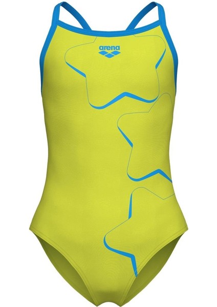 Star Graphıc Kız Çocuk Yüzücü Mayosu 008369608