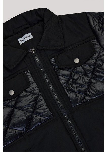 Bg Store Erkek Çocuk Siyah Mont