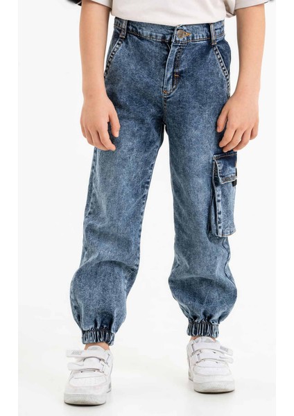 Erkek Çocuk Jogger Kargo Cepli Kot Pantalon fiyatları