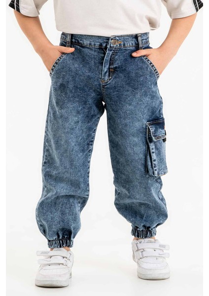 Erkek Çocuk Jogger Kargo Cepli Kot Pantalon indirimleri
