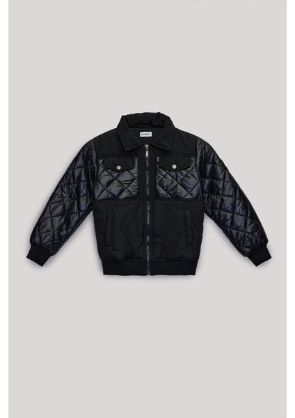 Bg Store Erkek Çocuk Siyah Mont