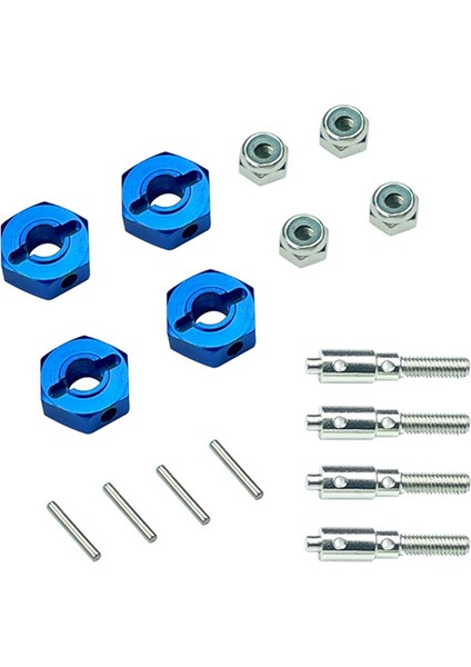 LD-P06 5mm Ila 12MM Metal Kombinatör Tekerlek Göbeği Altıgen Adaptörü Ldrc Ld P06 Unimog 1/12 Rc Kamyon Araba Yükseltme Parçaları (Yurt Dışından) modelleri