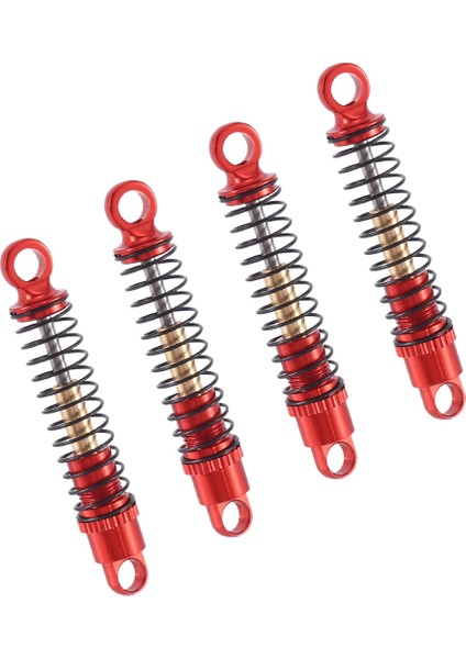 4 Adet 40MM Metal Yağ Sönümleyicisi Eksenel SCX24 C10 Jlu 1/24 Rc Paletli Araç Yükseltmeleri, Kırmızı (Yurt Dışından)