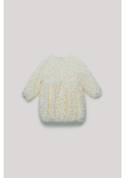 Bg Store Kız Bebek Ekru Elbise