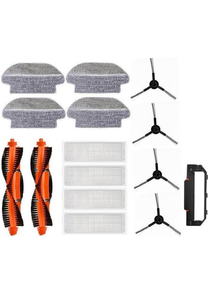 Xiaomi Mi Robot Vakum Paspas Pro P Temizlik Robotu STYTJ02YM, Ana Yan Fırça Hepa Filtre Paspas (Yurt Dışından)