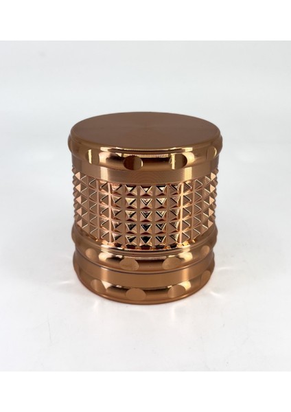 Metal Tüt*n Bitki Öğütücü/grinder - Rose Gold 65X65MM