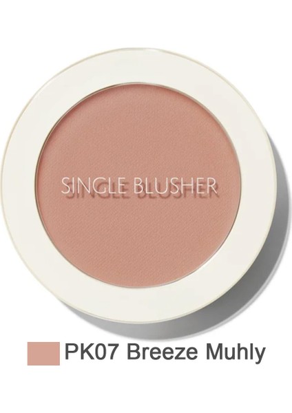 Single Sebum Kontrolü Sağlayan Tekli Toz Allık Breeze Muhly