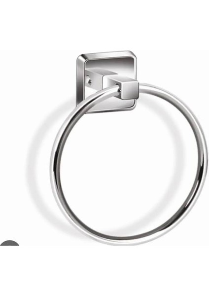 Banyo Havluluk Silver Gümüş Krom Renk Banyo Askılığı Prinç Malzeme