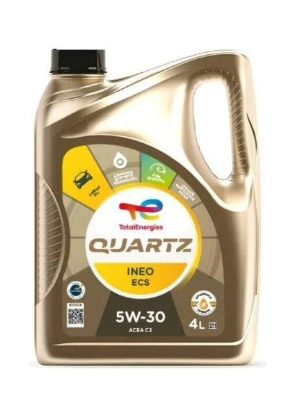 Total Quartz Ineo Ecs 5W30 4lt Motor Yağı Partiküllü Psa Onaylı Acea C2