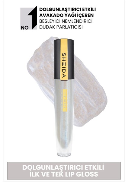 Dolgunlaştırıcı Etkili Dudak Parlatıcısı Lipgloss - Metalik Mavi No:51 Besleyici & Parlak Etki