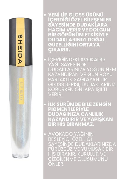 Dolgunlaştırıcı Etkili Dudak Parlatıcısı Lipgloss - Metalik Mavi No:51 Besleyici & Parlak Etki modelleri