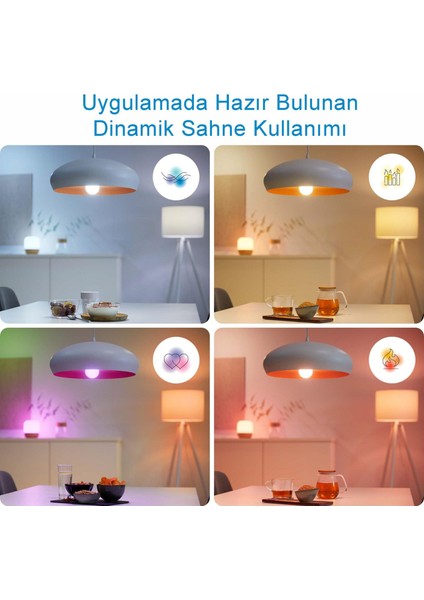 Renkli Ambiyans Akıllı Led Şerit 2 Metre (Güç Adaptörü dahildir) - Matter, Google Home, Alexa Uyumlu indirimleri