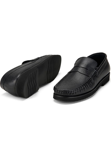 Rahel Siyah Erkek Günlük Deri Ayakkabı indirimleri