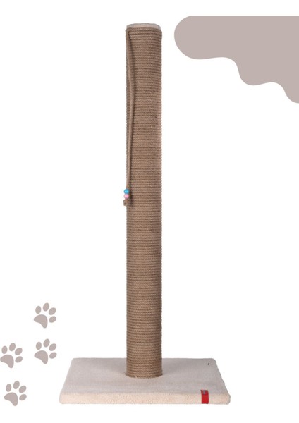 90cm Kalın Borulu Tırmalama Tahtası, Bej, Krem Minderli, TR Menşei modelleri