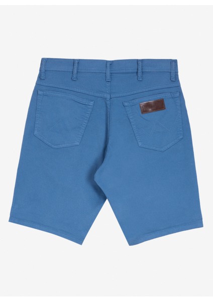 Regular Fit Mavi Erkek Şort W211205400 5 Cep Non Denim Şort