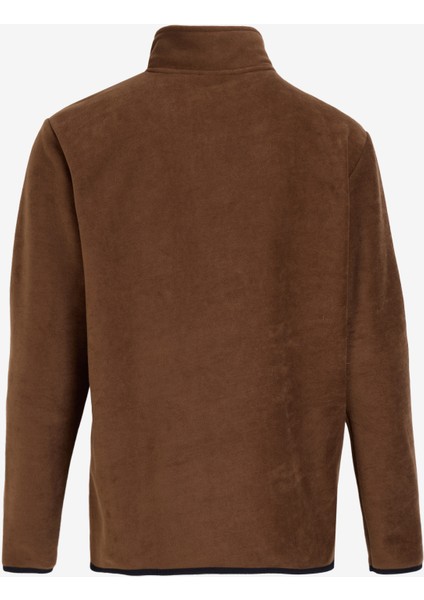 Düz Kahve Erkek Polar Sweatshırt D4WM-SWT3994 fiyatları