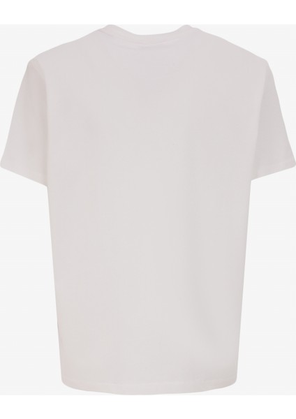 Bisiklet Yaka Baskılı Ekru Kadın T-Shirt M4WL-TST-1094 fiyatları