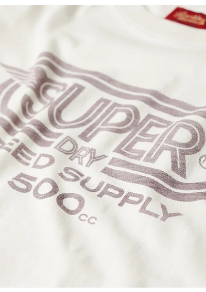 Yuvarlak Yaka Baskılı Ekru Kadın T-Shirt W1011388A fiyatları