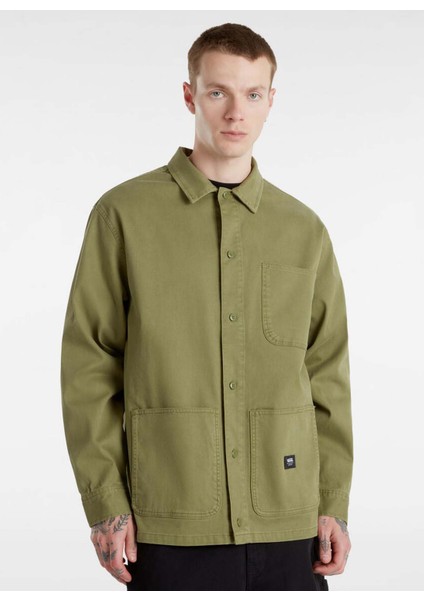 Yeşil Erkek Gömlek Yaka Normal Kalıp Gömlek VN000HNPZBF1-WESTFIELD Shacket