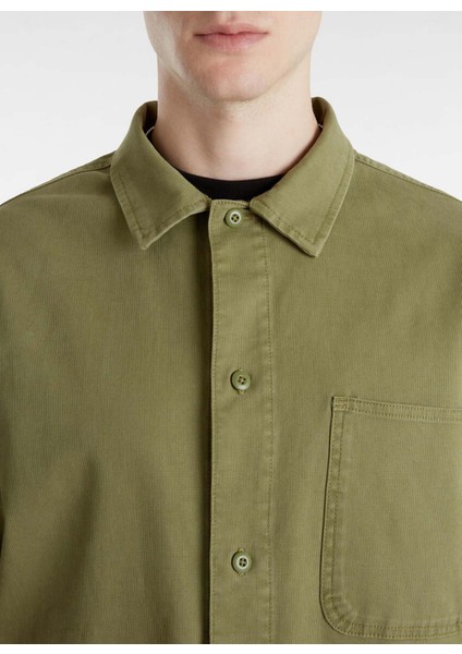 Yeşil Erkek Gömlek Yaka Normal Kalıp Gömlek VN000HNPZBF1-WESTFIELD Shacket fiyatları