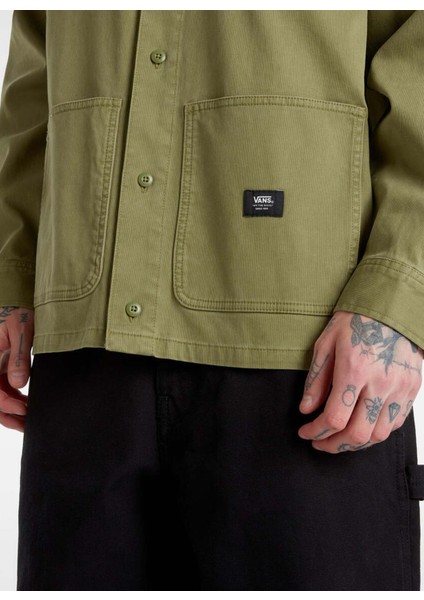 Yeşil Erkek Gömlek Yaka Normal Kalıp Gömlek VN000HNPZBF1-WESTFIELD Shacket modelleri