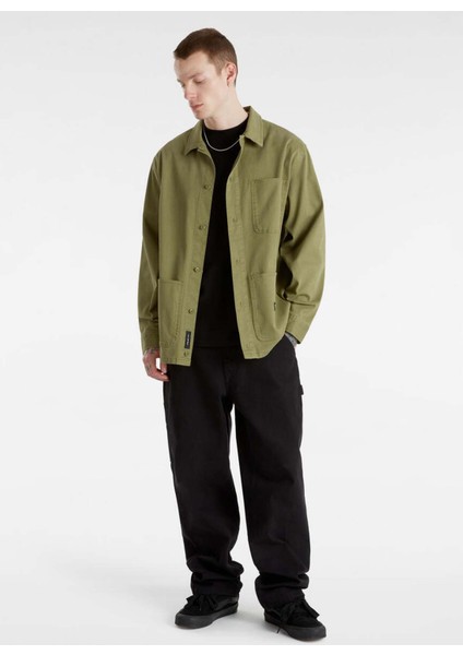 Yeşil Erkek Gömlek Yaka Normal Kalıp Gömlek VN000HNPZBF1-WESTFIELD Shacket fırsatları