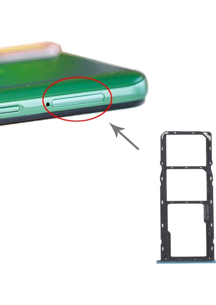 Oppo Realme 6i Için Tepsi + Mikro Sd Kart Tepsisi (Yurt Dışından) fırsatları