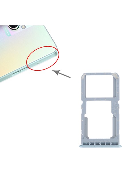 Oppo A96 Çin Sım + Sım / Mikro Sd Kart Tepsisi Için (Yurt Dışından)
