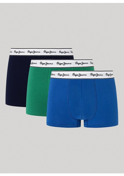 Koyu Mavi Erkek Boxer PMU11145 581 Solıd Tk 3p