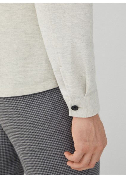 Gri Erkek Slim Fit Gömlek Ceket HM309759 fırsatları