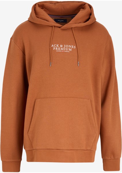 Kapüşon Yaka Kahve Erkek Sweatshırt 12216335_JPRBLUARCHIE Sweat Hood No