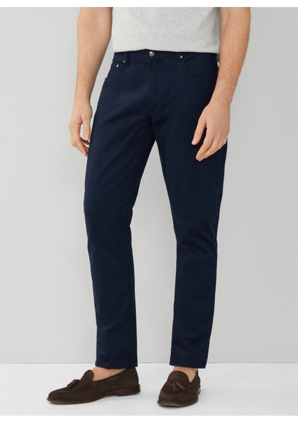 Normal Bel Normal Paça Slim Fit Lacivert Erkek Pantolon HM212491
