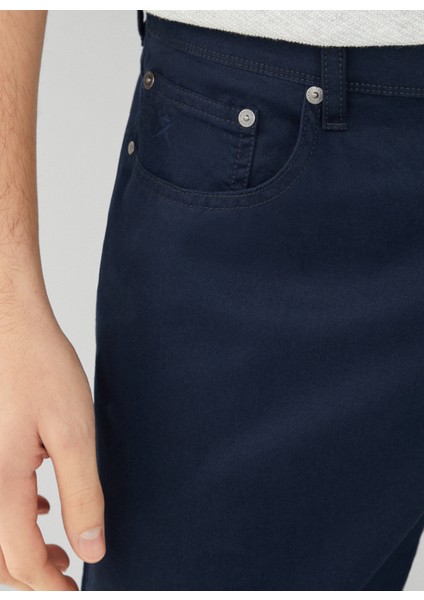 Normal Bel Normal Paça Slim Fit Lacivert Erkek Pantolon HM212491
