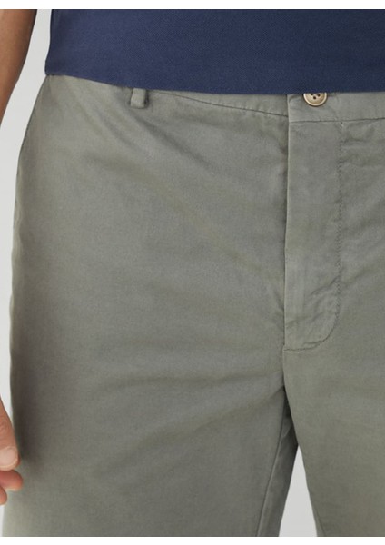 Haki Erkek Normal Bel Slim Fit Şort HM801308