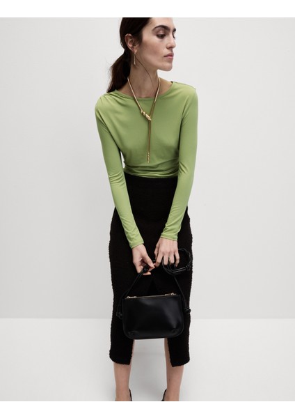 Regular Fit Uzun Kollu Bluz