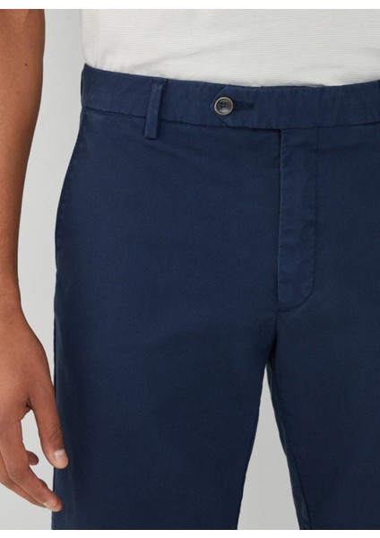 Lacivert Erkek Slim Fit Şort HM801306
