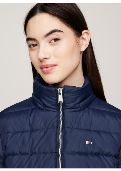 Tommy Jeans Lacivert Kadın Şişme Mont Tjw Basıc Hooded Down Jacket Ext