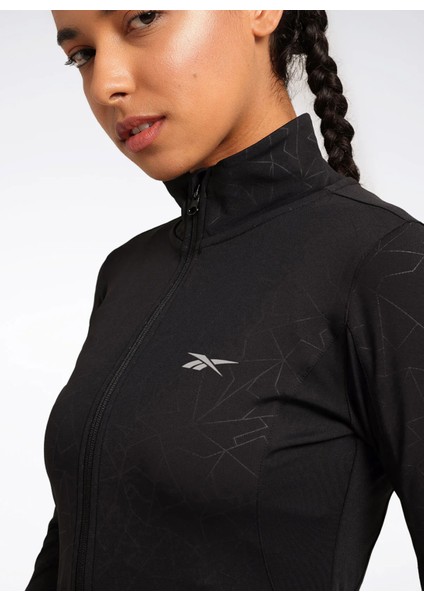 Siyah Kadın Fermuarlı Yaka Normal Kalıp Zip Ceket Lc 1121 Torı Fz modelleri